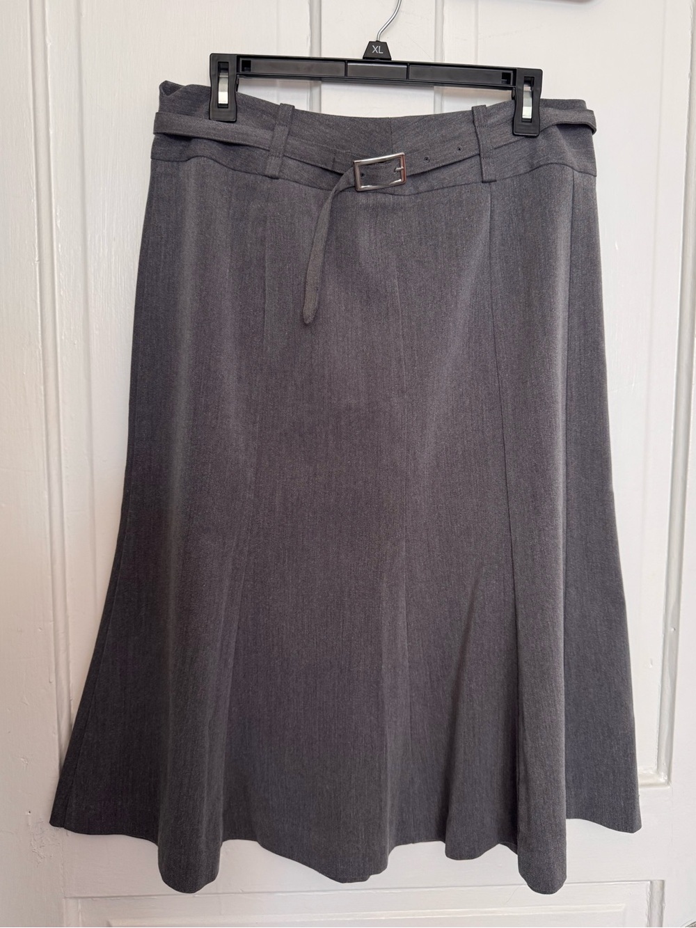 Woven gray skirt